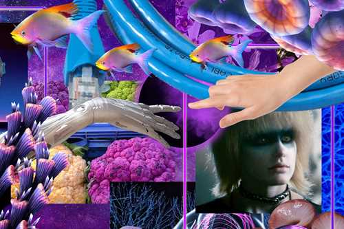 Xanthe Dobbie. Detail of Cyborg from Real_Things (2021)