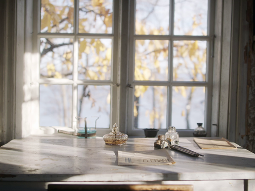 Fra Edvard Munchs hus i Åsgårdstrand
