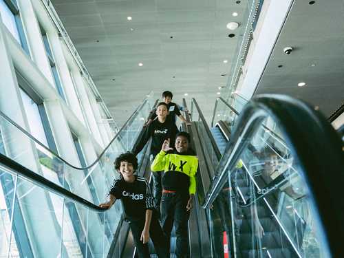 Visit from a school class