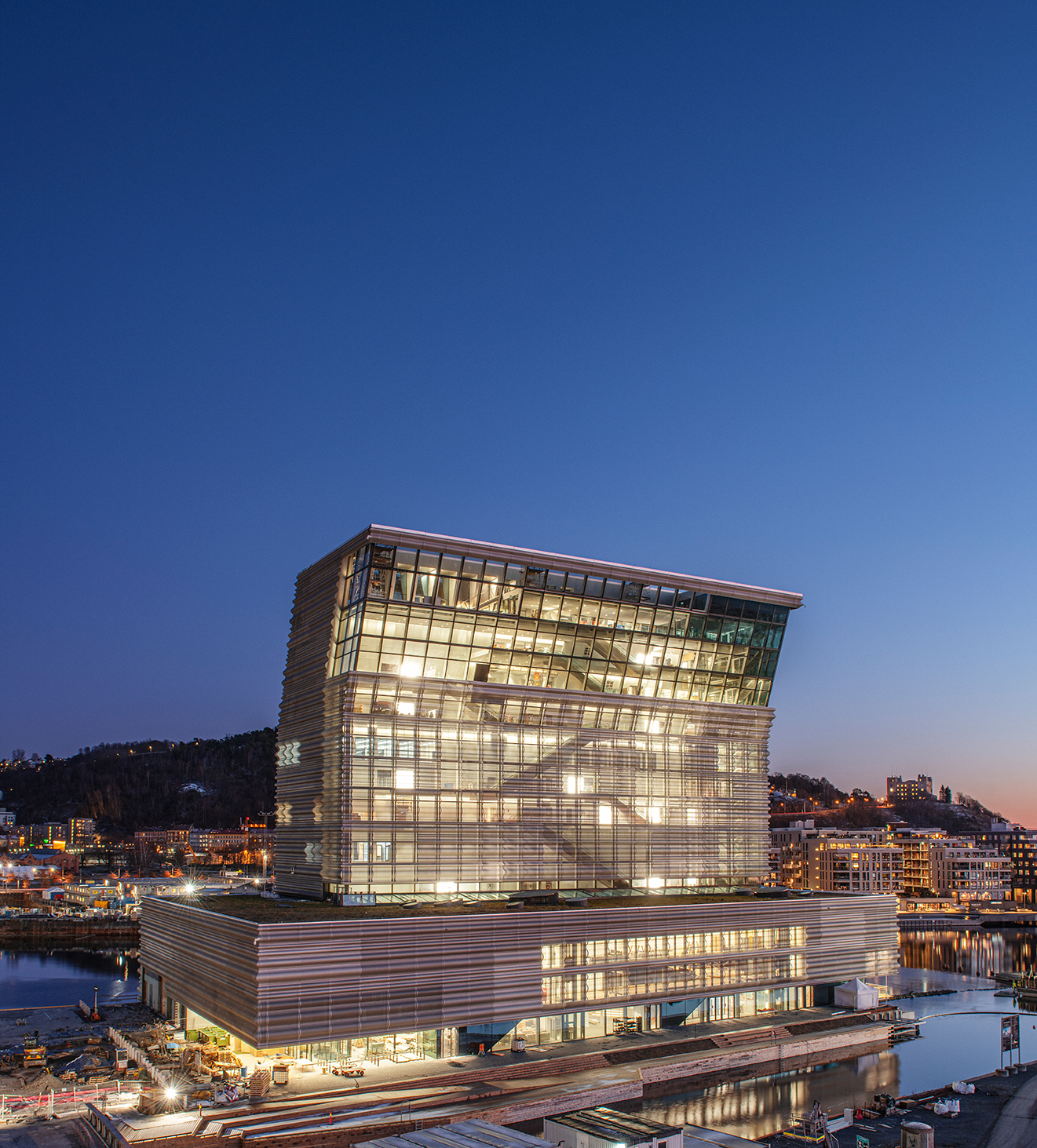 MUNCH under construction, november 2019. Photo: Ivar Kvaal