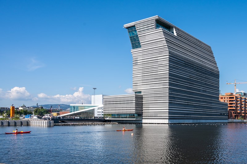 Nye MUNCH i Bjørvika. Foto: Guttorm Stilén Johansen © Munchmuseet