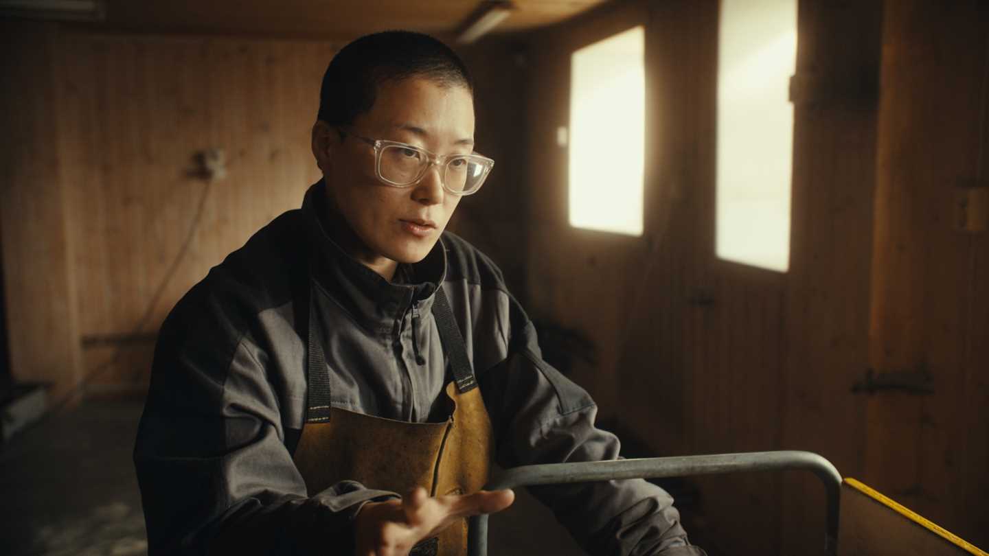 Portrett av Kim Hankyul i halvfigur. Fotografi