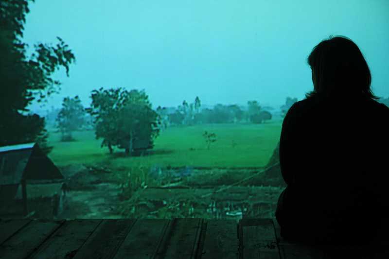 Apichaya Wanthiang, Without waiting for her reply (2014). Installation view at Visningsrommet USF, Bergen. Courtesy of the artist. 