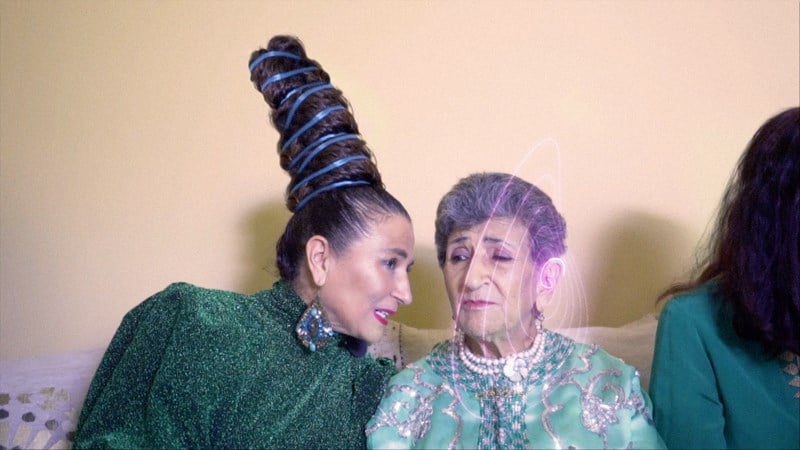 Meriem Bennani: Still from Party on the CAPS at the Biennale of Moving Image 2018. Image courtesy of the artist and BIM 2018.