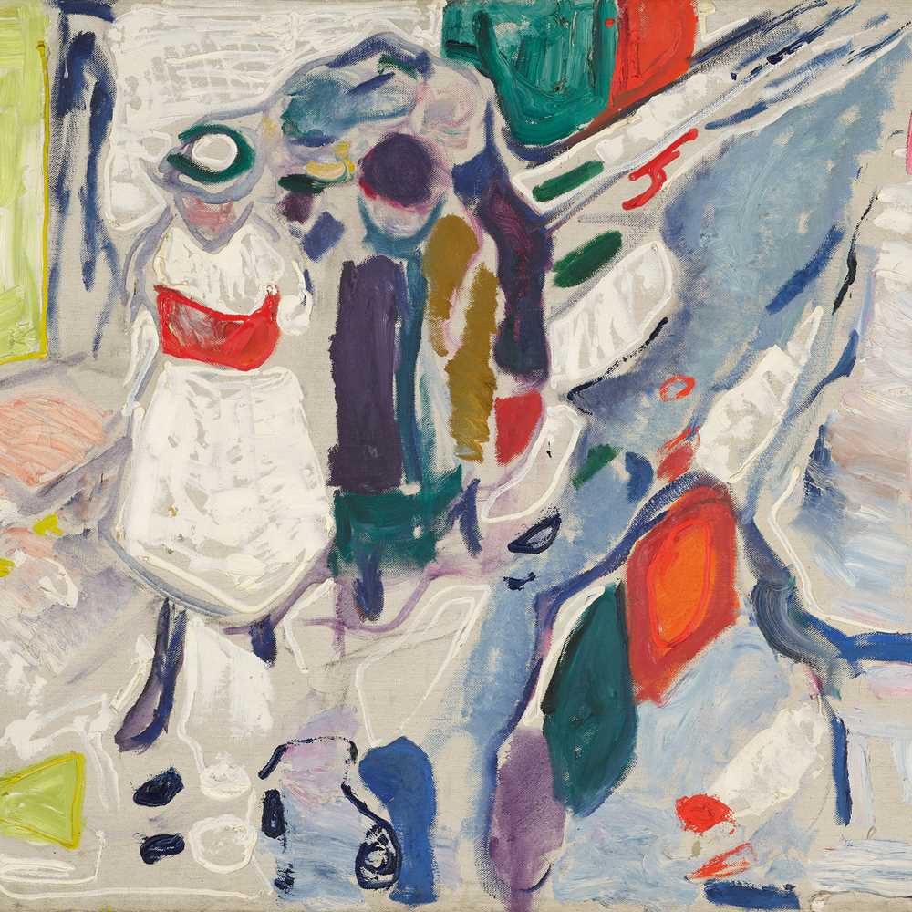 Edvard Munch: Barn i gata.